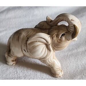 Vintage NORLEANS JAPAN 1950's Ceramic Elephant Figurine